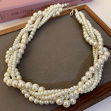 Elegant Statement Pearl Necklace