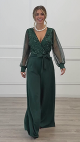 Tereza | Elegantní overal s jemnými detaily a splývavým střihem