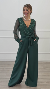 Tereza | Elegantní overal s jemnými detaily a splývavým střihem