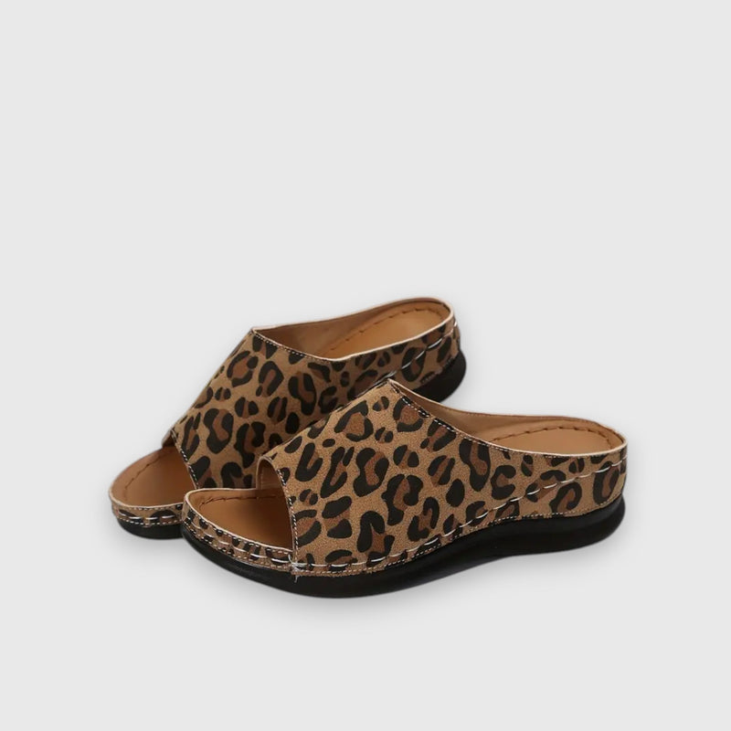 Tina – Leopardí sandály