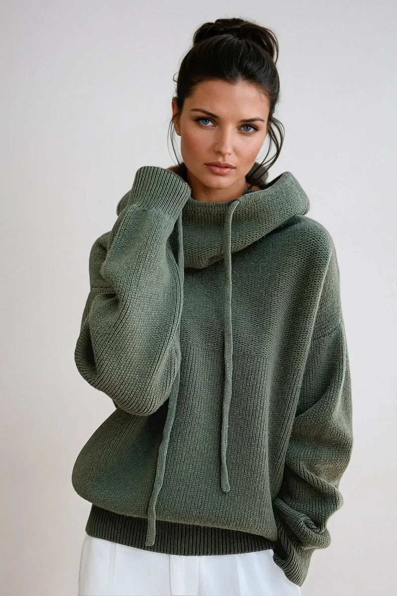 Veronika  | Elegantní pletený svetr s rolákem