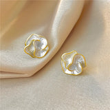 Pearl Flower Earrings