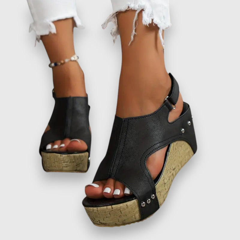 Mia – Vintage platformové sandály