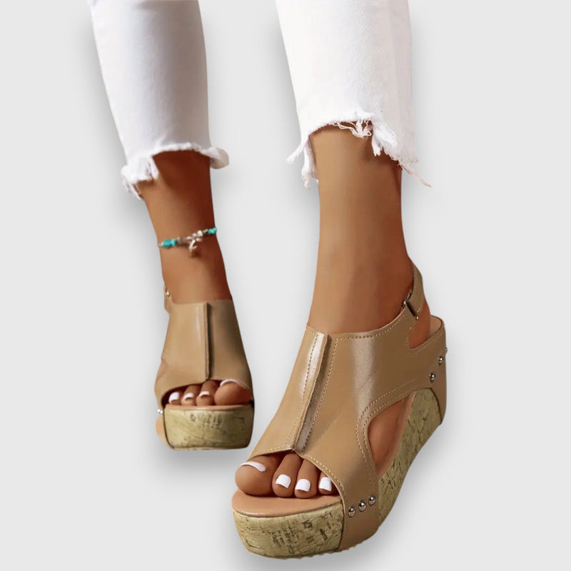 Mia – Vintage platformové sandály