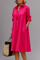 Rosa | Elegantní košilové šaty