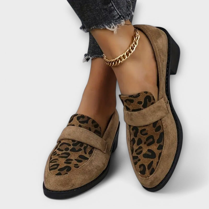 Karla - Elegantní dámské boty s leopardím vzorem